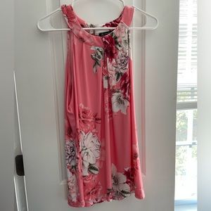 INC floral tank top size XL never worn peach